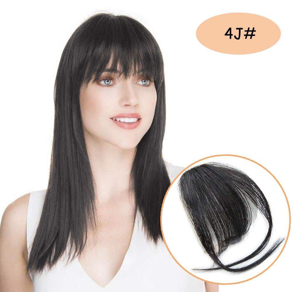 

MISSQUEEN Синтетичні нарощені затискачі Air Bangs Накладне волосся Натуральне чорне світло-коричневе Темно-коричневе волокно з високою температурою China