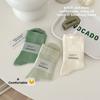 3 Pairs of Female Spring and Summer Thin Style Sweat Absorbing Breathable Everything In The Tube Pile Socks