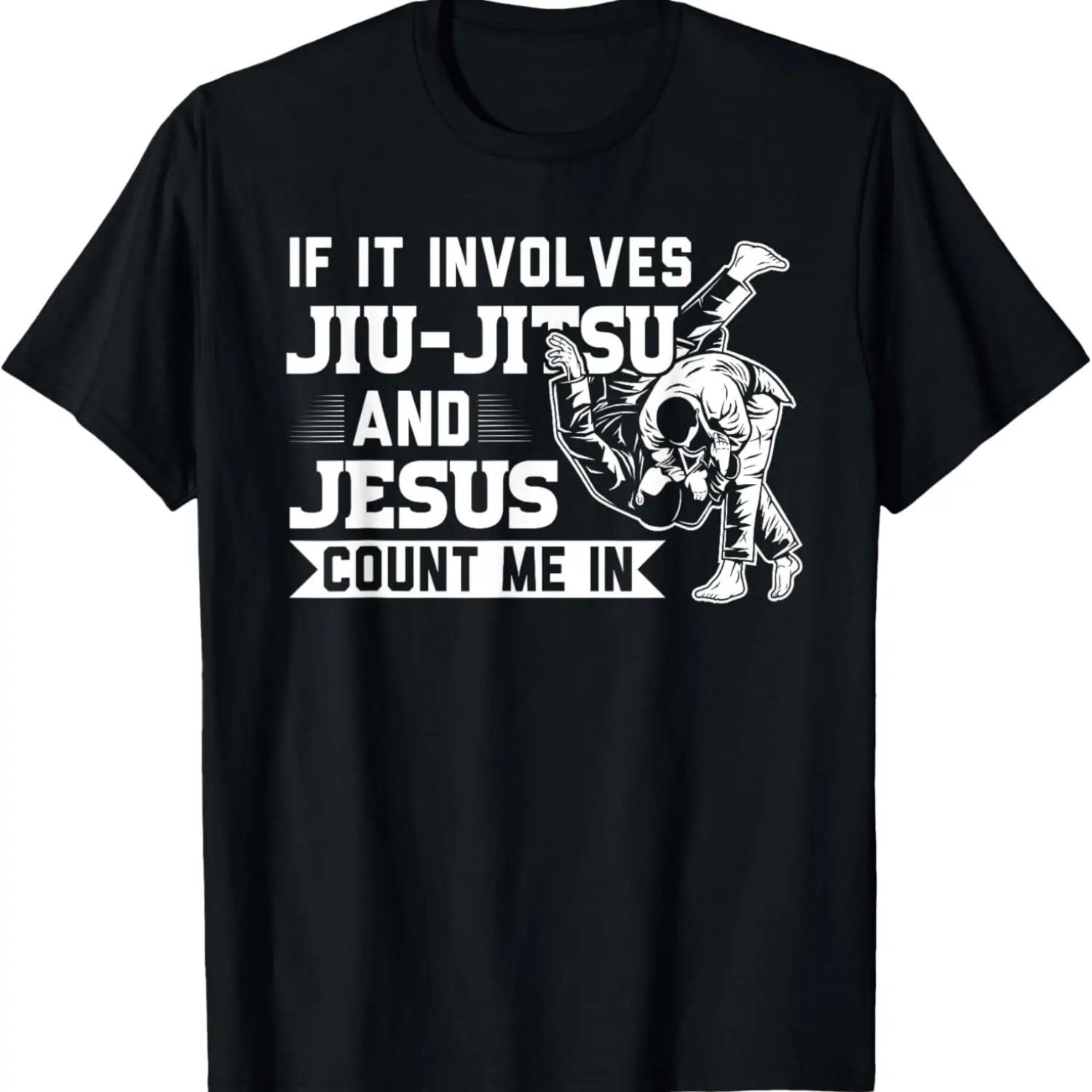 

If it involves Jiu-Jitsu and Jesus Count me In BJJ Gift T-Shirt XXXXXL чорний