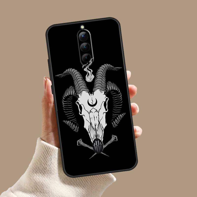Ram Skull Skeleton Horror Case For ZTE Nubia Red Magic 11 10S 9S 8S 8 9 10 Pro Plus 6 7 6S 7S Pro 5G 6R 10 Air Cover