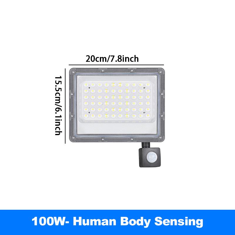 

Датчик движения LED Холодный свет Уличный светодиодный прожектор AC220V 50W 100W 200W 300W 500W Водонепроницаемый садовый светильник Декоративная светодиодная лампа