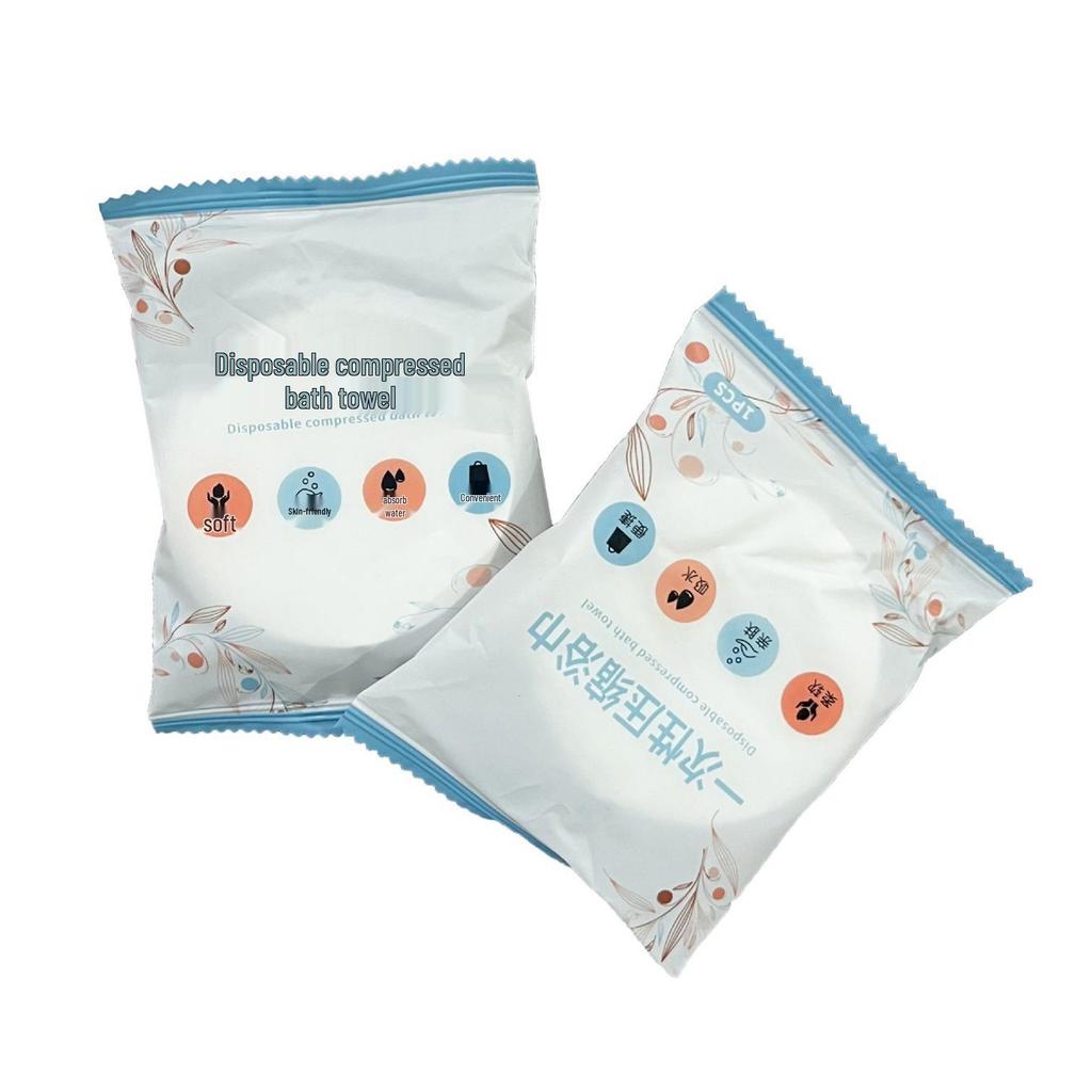 Portable Pure Cotton Compressed Face Towel Set for Travel