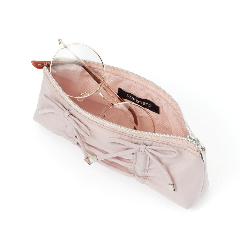 Franc Franc Japan Ribbon Pen   Eyeglasses Case Pink