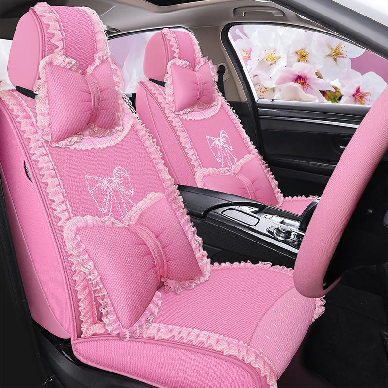 2018 Beijing BJ40/BJ20/BJ80 Universal Cartoon Car Seat Cover - All Seasons Full Surround Cushion