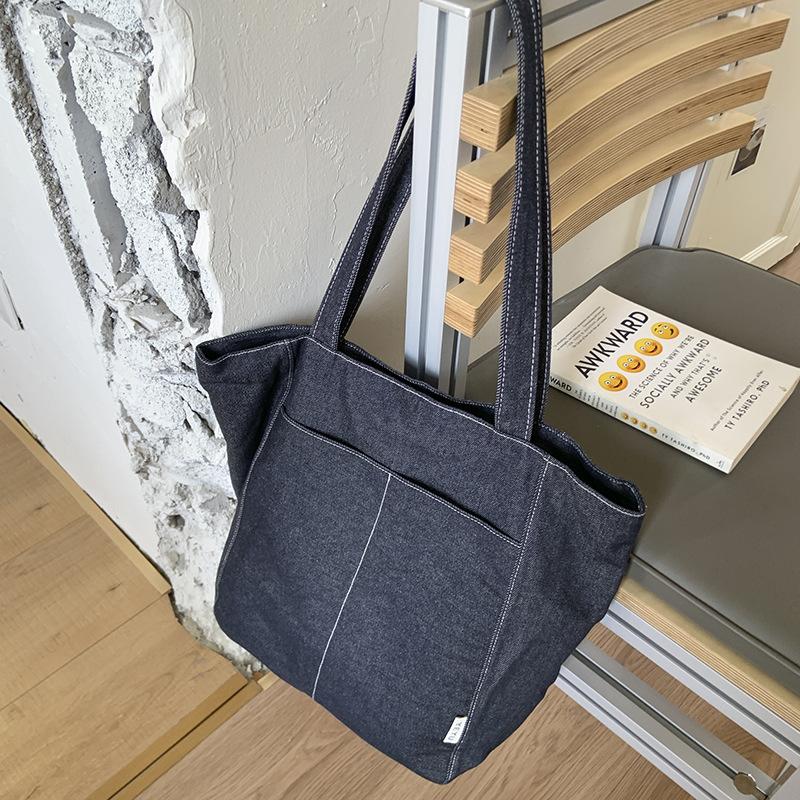 

Bag women s bag 2025 new shoulder bag leopard print casual shopping bag large capacity European and American fashion solid color tote bag синий