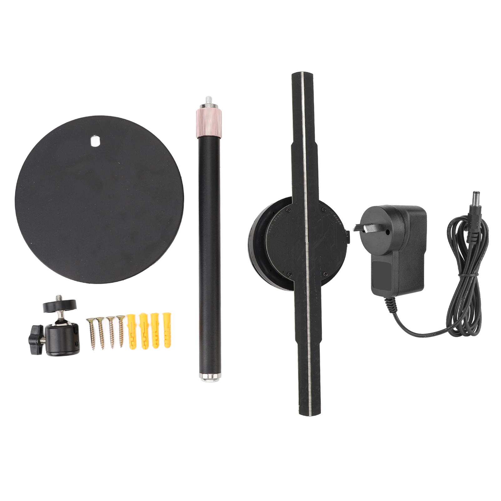 

3D-голографический вентилятор Ultra HD 256 со светодиодной подсветкой, поддержкой Wi-Fi, голограммным приложением, проекторным вентилятором с картой памяти 16 ГБ для AU Plug