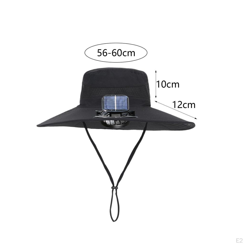 Cooling Fan Hats 3 Speeds Sun Hat for Sports Garden Travel Beach Climbing