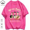 Retro Duck With Free Time T Shirt Unisex Fashion All-Match Basics Streetwear O-Neck Cotton Clothing Unisex Summer Loose Tee