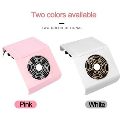 Nail Dust Collector Machine for Manicure Pedicure Tools Strong Suction Nails Art Tool 40W Nail Fan for Manicure Vacuum Cleaner