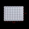 Square Heart Letter Number Silicone Molds Charms Pendant Epoxy Resin Alphabet Bead Mold for DIY Bracelet Jewelry Making Supplies