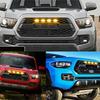 Universal LED Car Lights Front LED Grille Lights With Harness Eagle Eye Lamp For Pickup Off-Road SUV Ford Toyota Car Accessories Neon Lights 4
