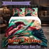 Personalized 3Pcs Bedding SetOne Piece Custom Text Duvet Cover Pillowcase Set Bedroom Gift