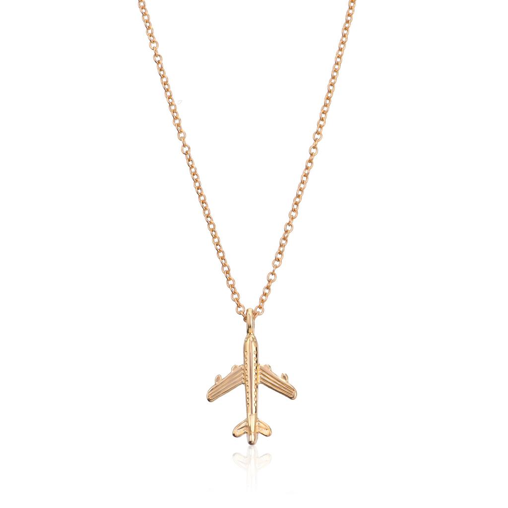 Men's romance, European and American creative necklace one direction alloy aircraft necklace