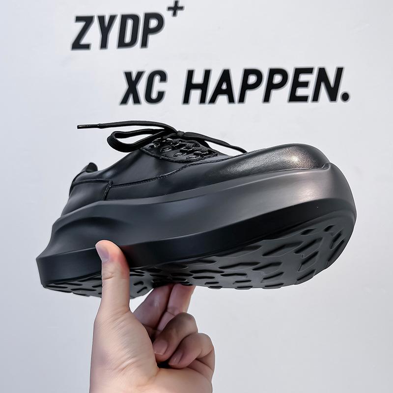 Leather shoes men's 2024 new casual business sports derby shoes men's summer British platform men's shoes 24372-A