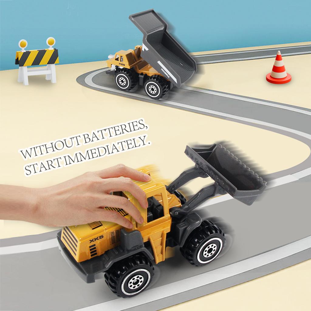 Alta Qualità 6 Pezzi/Set Lega di Alta Qualità Ingegneria di Alta Qualità Camion di Alta Qualità Pala di Alta Qualità Trattore di Alta Qualità Escavatore di Alta Qualità