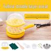 Multifunctional Mini Electric Frying Pan & Egg Steamer - Double Layer Breakfast Egg Cooker