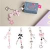 Eye Catching Heart Bear Key Chain Pendant Butterfly Knot Key Rings for Phones