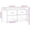 VidaXL Banc de couloir SANDNES blanc 87x40x50 cm bois de pin massif, banc, banc d'entrée, banc à chaussures, banc de 4010462