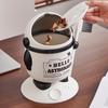 Creative Astronaut Desktop Trash Can with Brush Home Office Glove Box Storage Bucket Cute Ornament