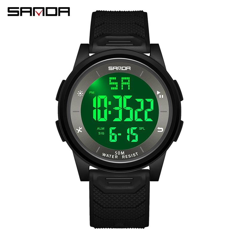 Sanda New Youth Luminous Waterproof Student Watch - Unisex Design for Middle Schoolers