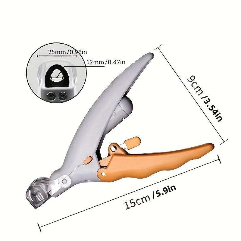 Illuminated Pet Nail Clipper, 5X Magnification Pet Nail Scissor Safe with LED Light, Pet Grooming Nail Care Tool Great for Dogs