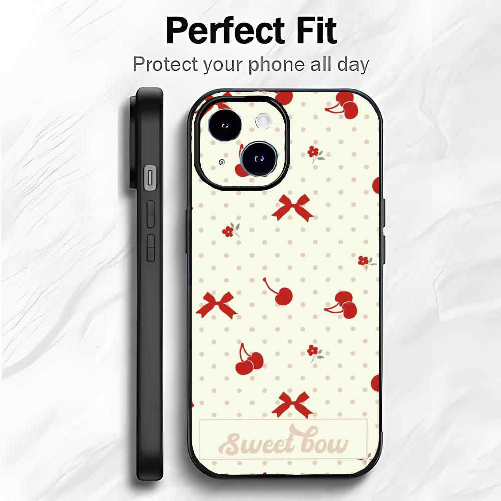 

Bow Elegant Cute Accessory Art Phone Case Phone Case Soft Packaging Lightweight For iPhone17 16 15 14 13ProMax iphone12promax