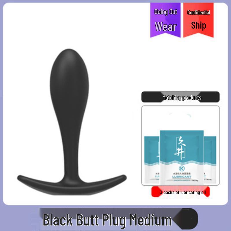 Silicone G-Spot Anal Plug Massager for Female Orgasm Enhancement
