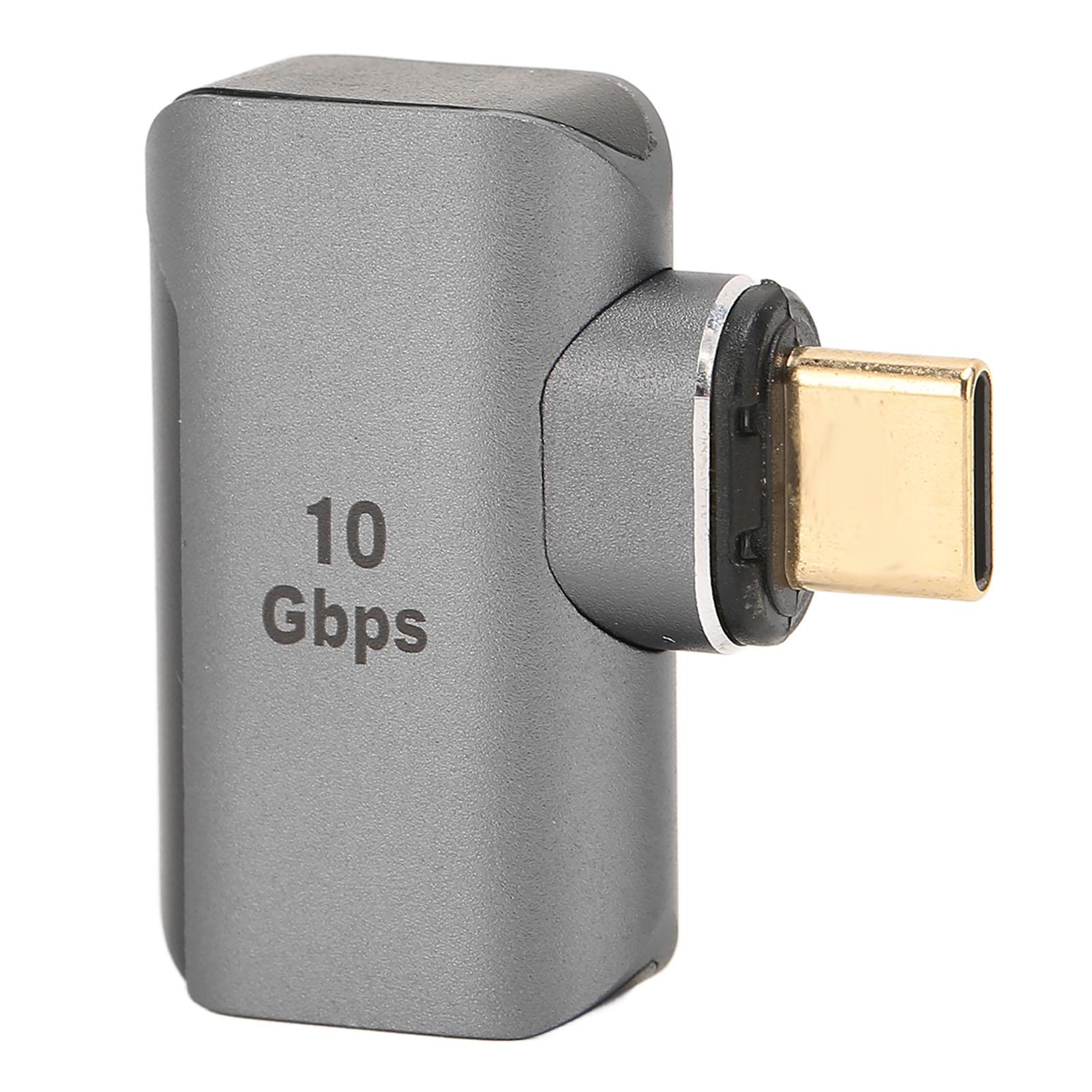 

Магнитный адаптер Type-C на USB 24-контактный Позолоченный Алюминиевый корпус 8K 60 Гц Светло-серый Адаптер USB3.1