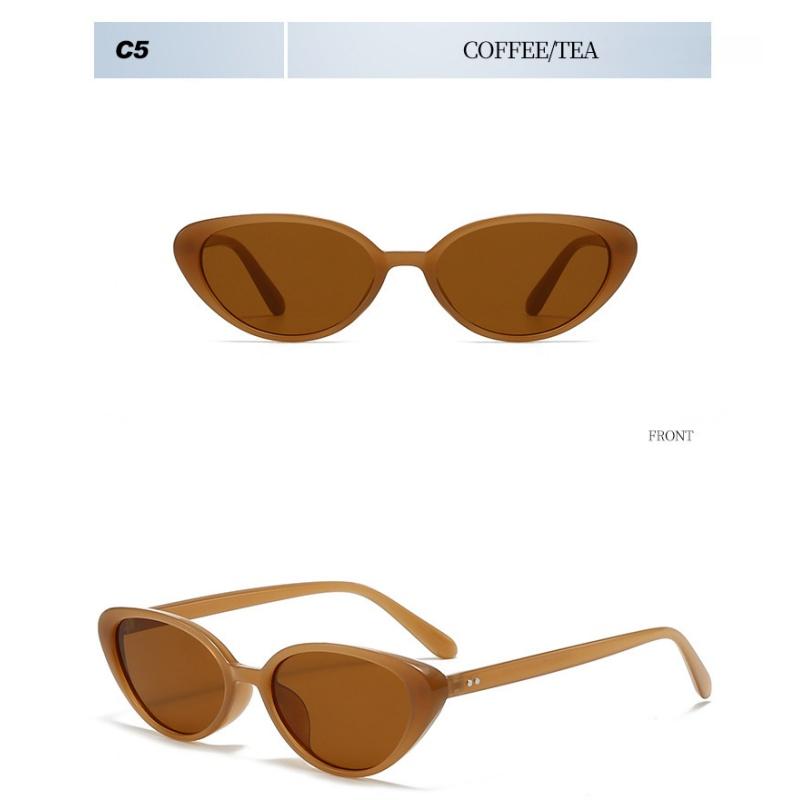 Women's sunglasses, simple small frame cat eye sunglasses.