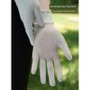 Ice Silk Gloves for Women Thin Type Sunscreen Cycling UV Protection Driving Cycling Summer Non-Slip Touch Screen Outdoor Breathable