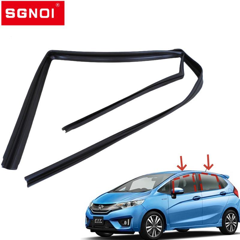 Compatible with Honda Fit/Jazz 2014-2020 Door Glass Guide Rail Mudguard Seal Strip Front Right