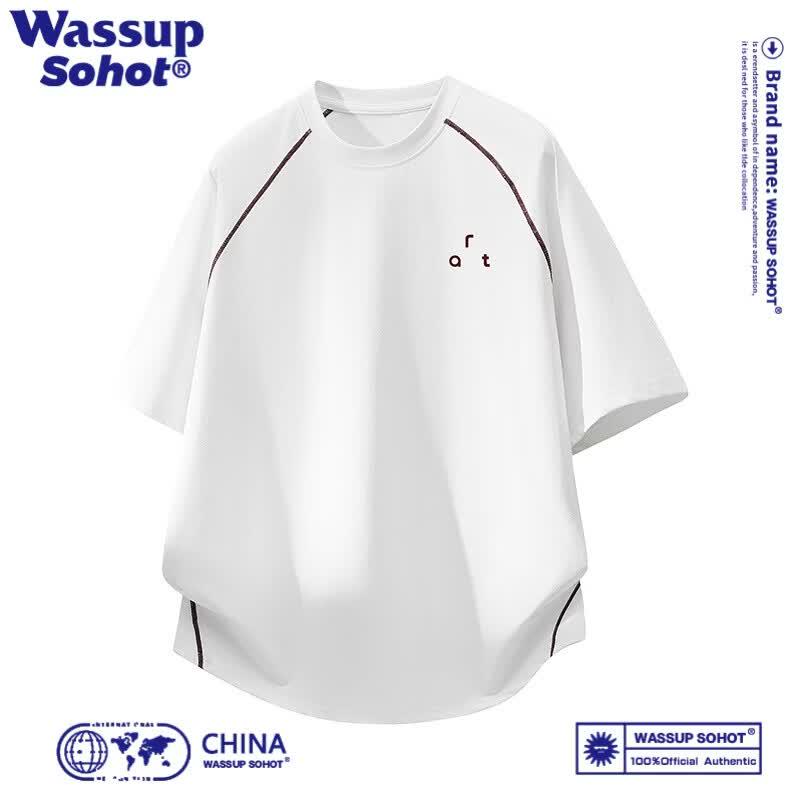 Летняя повседневная мужская футболка с коротким рукавом Wassup Sohot M