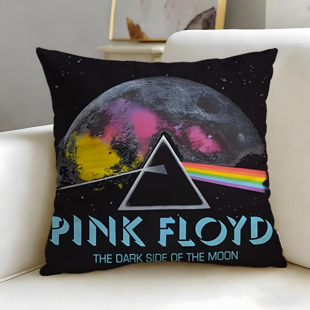classic band Pink Floyd Cushion Cover Soft  EasyWash Pillow Case  Versatile for Couch Bed Travel and Office