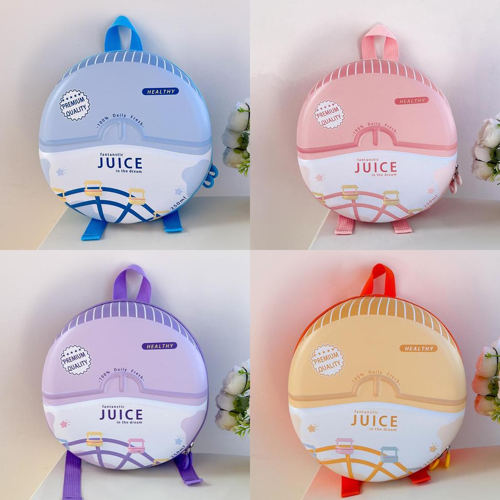 Adorable Children's Nylon Backpack In Pink Yellow Blue And Purple For School Use