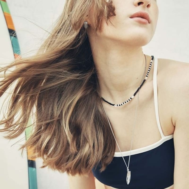 VINTAGE HOLLYWOOD Simple Surfing Board Necklace_VH2336NE005B