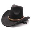 Cowboy Hat With Chain And Starry Sky Compass For Western Style Men And Women