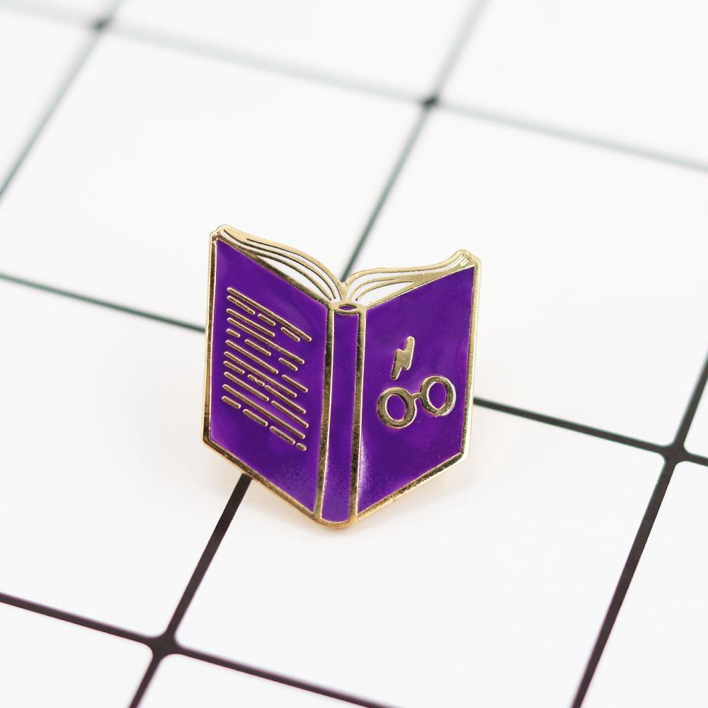 Purple Graduation Season Cartoon Brooch - Sci-Fi Adventure Fan Gift Pin