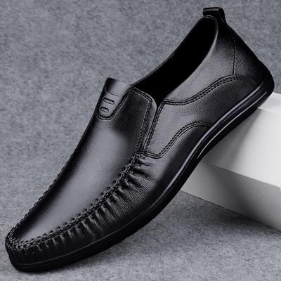 Genuine Leather Men Shoes High Quality Formal Casual Mens Loafers Moccasins Soft Breathable Slip On Boat Shoes Driving Shoes