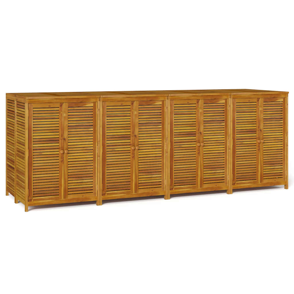 Garten Aufbewahrungsbox 280 x 87 x 104 cm Massives Akazienholz
