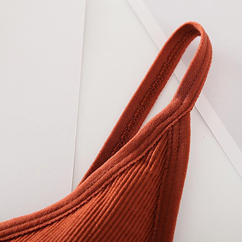 Elegantní bavlněná podprsenka Sexy spodní prádlo Pohodlné spodní prádlo bez drátů Ženy Letní podprsenky Bezešvé Bralette Crop Top Pevné podprsenky