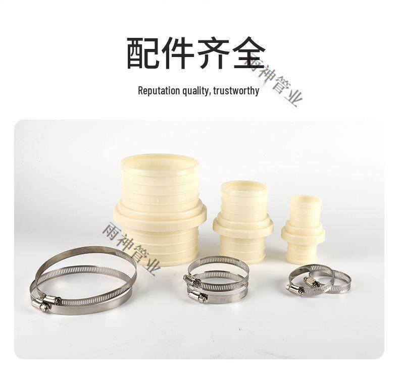 Heavy-Duty Woven Canvas Water Hose: Explosion-Proof, Wear-Resistant, High-Pressure for Irrigation & Fire-Fighting (2-4 inches)