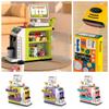 Water Outlet Simulation Coffee Machine Toy Mini Supermarket Shopping Platform Toy  Children's Play
