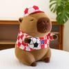 Cartoon Soccer Capybara Baby Plush Toy Adorable Playtime Pal Kids Birthday Gift