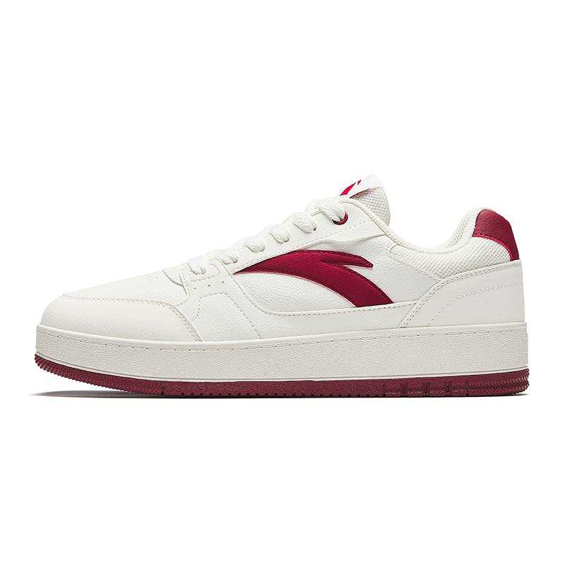 Anta Year 2 Trendy Versatile Comfortable Durable Casual Sports Low-Top Skate Shoes Men Sneaker White Red 912548068-2