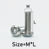 M2 M3 M4 M5 M6 M8 M10 304 Stainless Steel Hexagon Machine Screws Hex Socket Round Head Cap Allen Screw Furniture Fastener Bolt