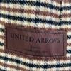 UNITED ARROWS 1122-110-6163 Beige X Brown Houndstooth LOVAT Tailored Jacket Jacket 46 Beige / brownUsed