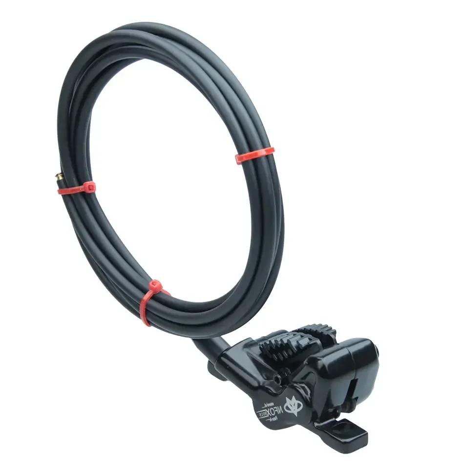 4-piston Disc Hydraulic Brake E-bike Folding Mountain Bike Bicycle Power Off Electric Scooter Caliper Handle Lever Accessories