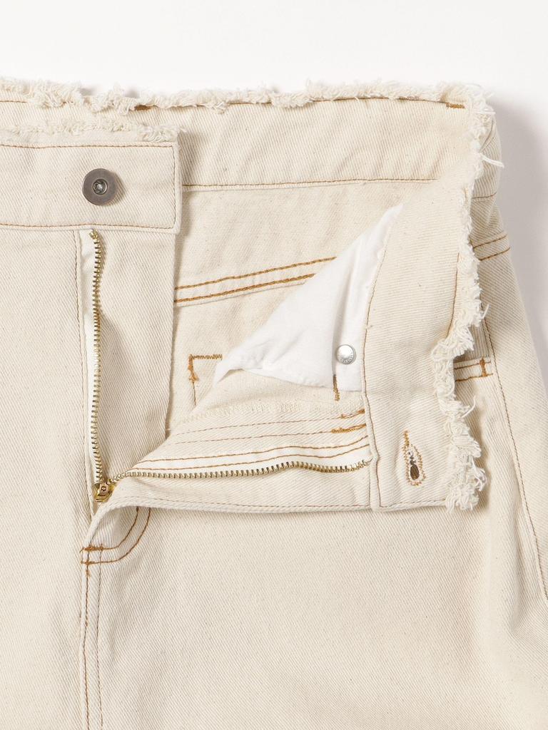 Beams Heart Women's Side Tuck Denim Long Skirt, Natural Size S