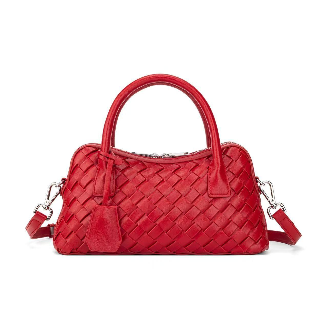 

Women S Large-Capacity Korean Aesthetic Handbag Bag, Beautifully Crafted Commuter Shoulder Messenger Bag 27cm*8cm*14cm*