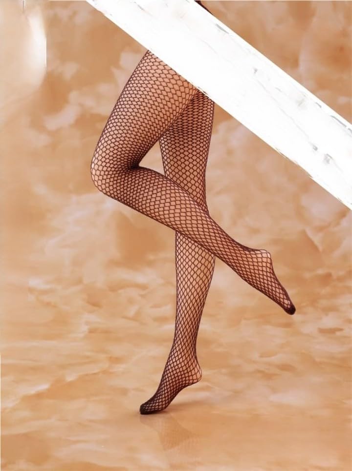 

[TOYBARJAPAN] 1/6 Scale Figure Accessories/HASUKI LA04 Beautiful and Sexy Female 3D Fishnet Stockings (Body, Head, and Shoes Not Included) (10 Coffee)